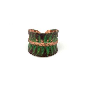 Copper Patina Ring - Contemporary